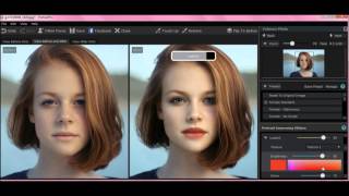 PortraitPro 15  Lesson 2 Face Sculpt Eyes Lips amp Makeup [upl. by Moazami]