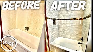 DIY Shower Remodel  START To FINISH Part 1 of 2 [upl. by Risteau]