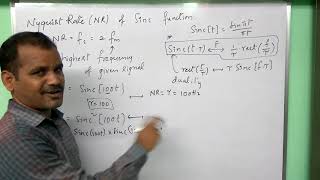 sampling theorem nyquist rate sinc functions  signals and systems [upl. by Rehtul]