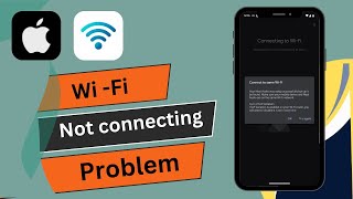 How to fix WiFi not connecting not working problem on iPhone ￼ [upl. by Os]