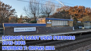 Londons Least Used Stations 20152016  Number 7 Crews Hill [upl. by Levon237]