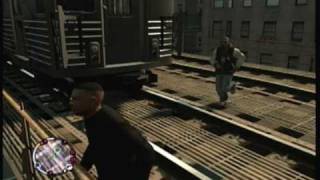 GTA 4 Pushing People Into Trains [upl. by Charin987]