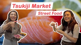 Tsukiji Market Street Food MustTry Morsels in Tokyo’s Food Paradise [upl. by Akimak854]