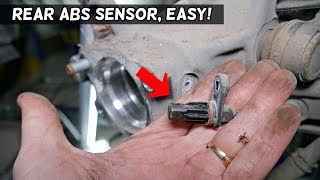 HYUNDAI REAR ABS SENSOR LOCATION REPLACEMENT EXPLAINED REAR SPEED SENSOR [upl. by Conah698]