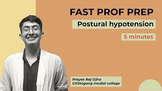 ✅ FAST PROF PREP  Postural hypotension explained [upl. by Seuqirdor]