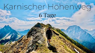 Karnischer Höhenweg 6 Tage Hüttenwanderung  Plöckenpass  Sillian [upl. by Amikahs]