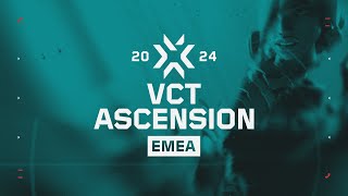 VCT Ascension EMEA PlayIns  Day 1  Group Stage [upl. by Ainalem655]