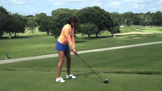 Holly Sonders Driver Swing CVS Caremark Charity Classic  GolfWRX [upl. by Filippa]