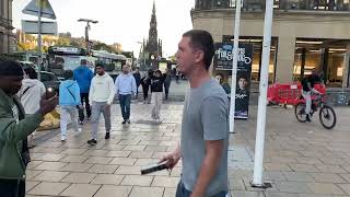 Scotland street PREACHER STREET PREACHING IN EDINBURG [upl. by Aksoyn95]