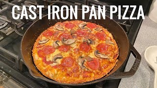 Easy Cast Iron Pizza Recipe [upl. by Estes183]