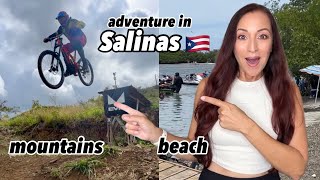 Mountain views bike park beach and more… town of Salinas Puerto Rico [upl. by Nwahshar]