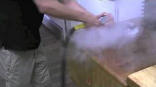 Steam Cleaning and Sanitizing a Kitchen using a Dupray Steam Cleaner [upl. by Bolger]