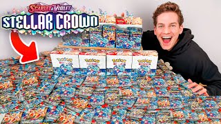 Opening 100x Pokémon Stellar Crown Booster Packs [upl. by Papke]