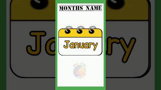 12 months name  months song for kindergarten months of the year song [upl. by Booker]