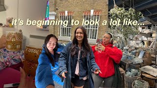 christmas decor shopping london days amp cosy nighst in weekly vlog [upl. by Korney]