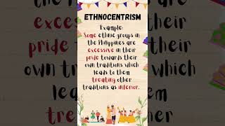 Culture society and politics Ethnocentrism ucsp culture society politics ethnocentrism shs [upl. by Revart]