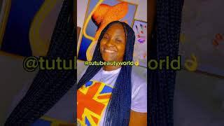 Knotless braids👌Neatly done😍 shortsvideo shortvideos [upl. by Rickey]