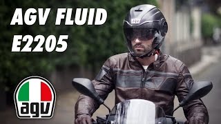 Casco AGV Fluid E2205 [upl. by Ateekan]