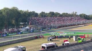 Tribuna alta velocità prima variante 2021 sprint race qualifying Monza Italy first turn [upl. by Inad]