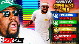 Tuff 2 Guard 73 SUPER BOZA BUILD LEGEND BADGES on NBA 2K25 [upl. by Doersten778]