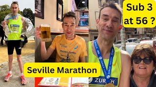 Seville Marathon  The Race  Sub 3 at age 56 [upl. by Sigismundo205]