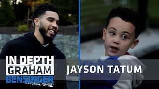 Jayson Tatum to son Deuce I was better than you at 4 [upl. by Javed]