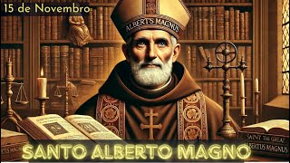 Santo Alberto Magno O Mestre da Sabedoria e Patrono das Ciências Naturais 1511 imagenssacras [upl. by Salaidh]