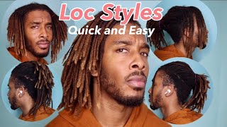 Quick and EASY Dreadlock Styles for Medium Length Locs 2021 Hightop Dreads  w TUTORIAL [upl. by Winifred589]