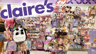 CLAIRES BUY THREE GET THREE FREE  SHOP WITH ME JULY 2019 [upl. by Tekcirc268]