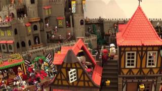 Playmobil Mittelalterdorf Diorama  Medieval Village [upl. by Otsirave]