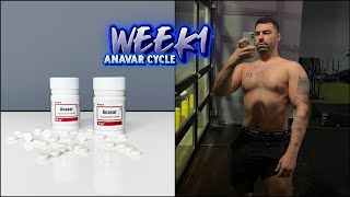 WEEK 1 ANAVAR ONLY CYCLE WHAT DOES ANAVAR DO  MY DOSAGE FOR THIS ANAVAR CYCLE [upl. by Enytsuj699]