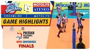 PVL OC 2018 Creamline vs AteneoMotolite  Game Highlights  December 8 2018 [upl. by Anes]