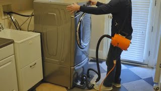 How to Easily Move Laundry Room Appliances with an Airsled [upl. by Case]