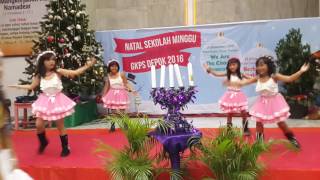 TARIAN NATAL anak Sekolah Minggu GKPS Depok [upl. by Naihr986]