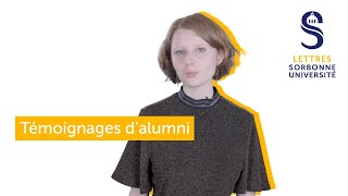 Témoignages dalumni de la Faculté des Lettres  Sarah [upl. by Seldon119]