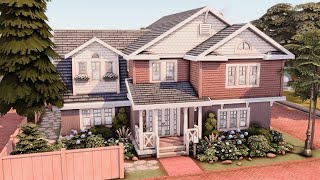 Brindleton Bay Home 🏡 Base Game  Cats amp Dogs 🍂 The Sims 4 Speed Build  No CC [upl. by Aerona]