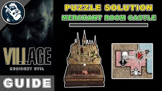 Merchant Room Puzzle in Resident Evil 8 Village  Castle Dimitrescu Exploration [upl. by Ahtiuqal]