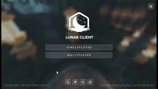 Cómo descargar LUNAR CLIENT para TLAUNCHER 189 Cracked [upl. by Aiynot13]