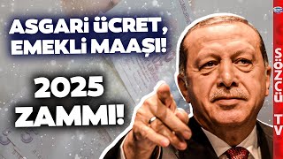 Asgari Ücret ve Emekli Maaşında 2025 Zammı Hesabı Yeni Seviye Ortaya Çıktı En Düşük Aylık [upl. by Hesta268]