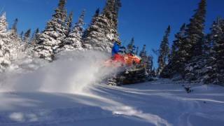 2016 Skidoo Freeride 137quot MBRP Race Exhaust 225 track [upl. by Hey]