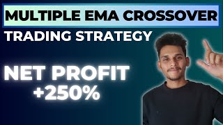 Multiple EMA Crossover Strategy  Net Profit 200  Tradingview pinescript [upl. by Yralam]