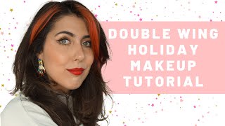 DOUBLE WINGED LINER HOLIDAY MAKEUP TUTORIAL  Integrity Botanicals [upl. by Eneroc]