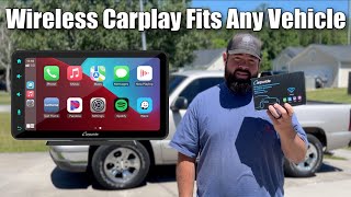 How To Add Wireless CarPlay to ANY VEHICLE  7quot Bluetooth Touchscreen Apple Android  Carpuride [upl. by Eisej899]