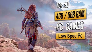 Top 20 Best Low Spec Pc Games For 4GB RAM  6GB RAM  2GB VRAM 2024 [upl. by Roter]