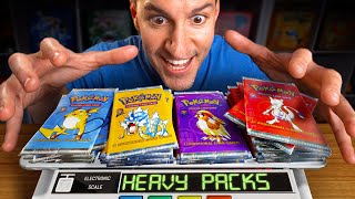 Opening ALL HEAVY Vintage Packs of Pokémon Cards [upl. by Mala]