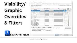 Mastering VG Settings and Filters in Revit  Revit Tutorial [upl. by Atteuqram640]