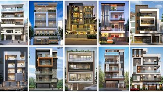 50 Three Floor Elevation Designs  3 Floors Elevation Designs 3 Floor House Design photos3 Floors [upl. by Norad660]