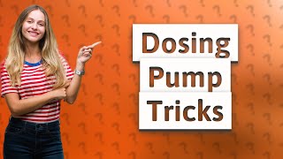 How do you control the flow rate of a dosing pump [upl. by Dnomad]