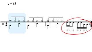 TwoBeat Drum FILLS for Beginners  PracticeAlong 🥁🎵 [upl. by Wirth]