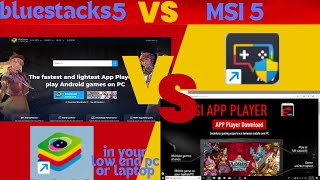 Bluestacks vs MSI lets see who is best [upl. by Wenona]